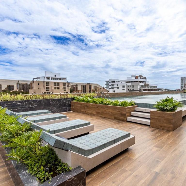 Apartamento con Balcón - Piscina - Gym - Cowork - One-Bedroom Apartment - 7