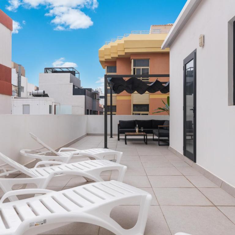 Beachside Getaway by Las Canteras Rooftop Terrace - Apartamento de 1 dormitorio - 13