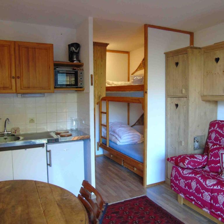 Charmant studio 4 pers près des pistes avec balcon et animaux admis - FR-1-561-54 - Estudio - 1