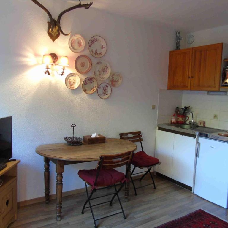 Charmant studio 4 pers près des pistes avec balcon et animaux admis - FR-1-561-54 - Estudio - 3