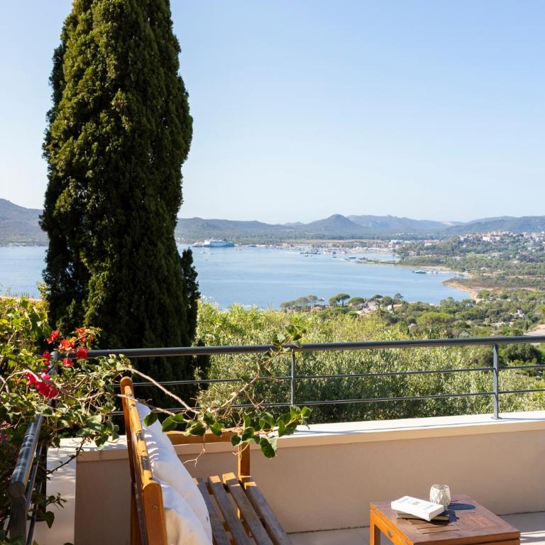 Villa MARINARCA sitew Porto Vecchio Marina di Fiori Vue mer piscine chauffée Clim plage à pied tennis - Villa - 9