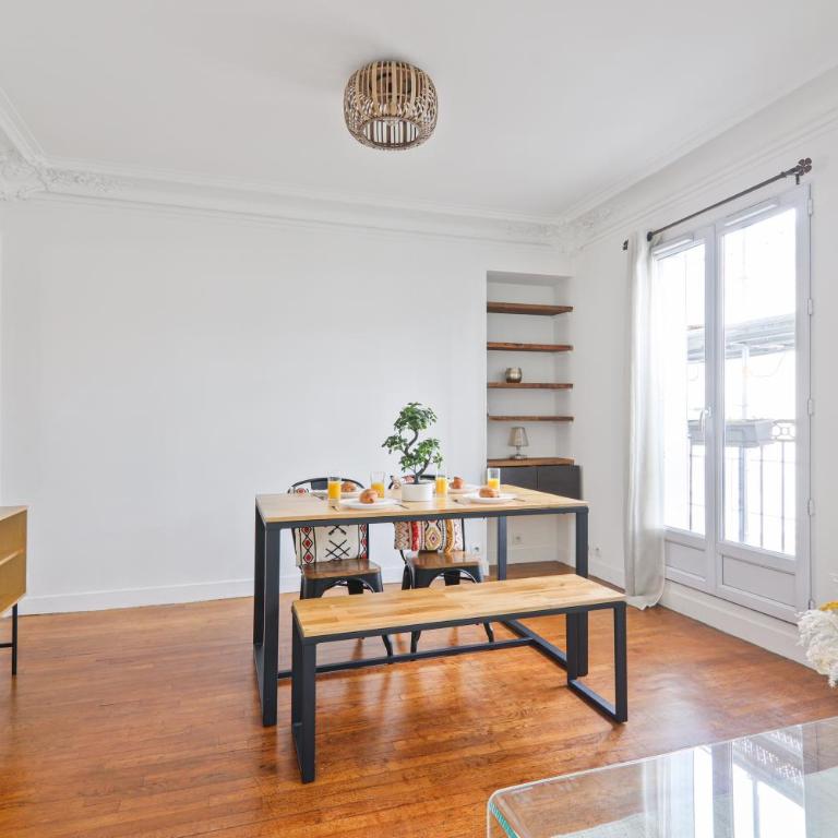 Haussmannien lumineux avec balcon proche Montmartre - Appartement 1 Chambre - 51