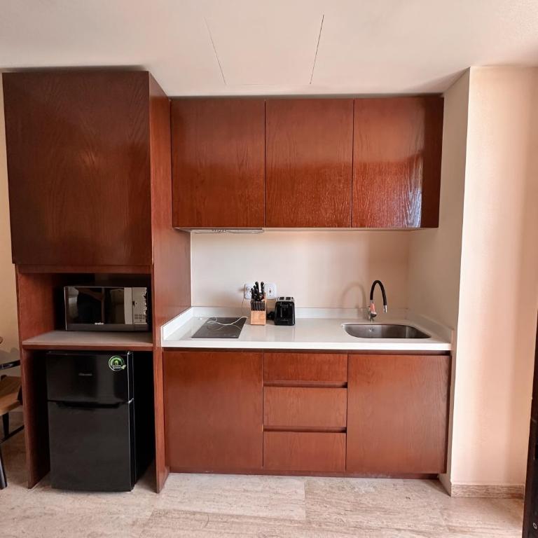 Mistiq, departamento con balcon y albercas con vistas impresionantes - One-Bedroom Apartment - 15