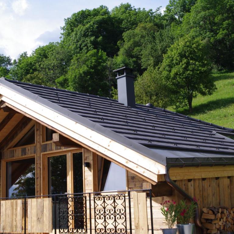 Petit Chalet Vieux Bois - Appartement avec Vue sur la Montagne - 1