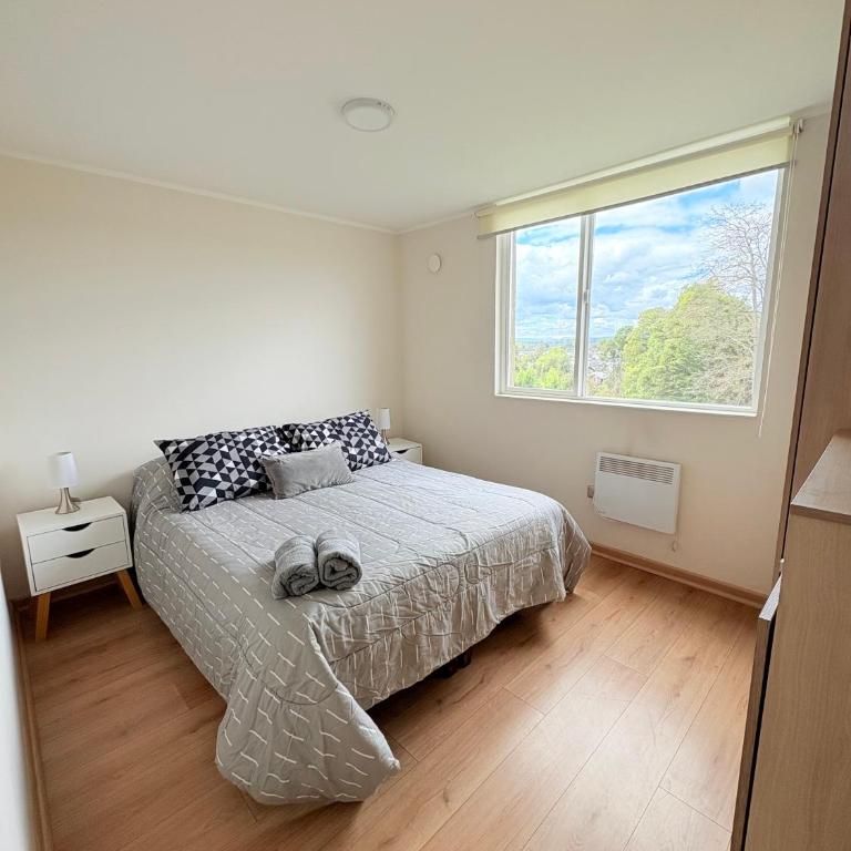 Dpto en Temuco con piscina, cerca de mall y buses - Apartamento de 2 dormitorios - 1