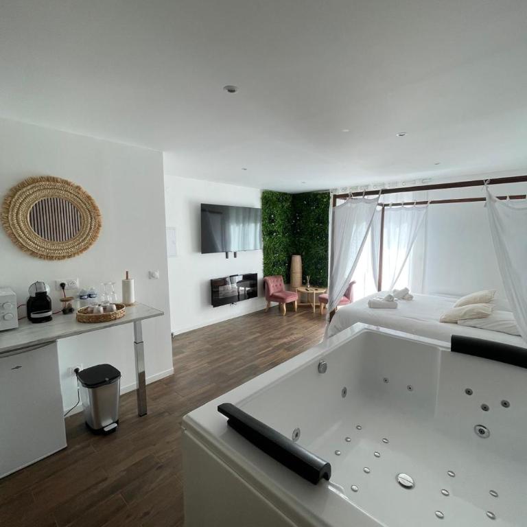 La Suite Bali Jacuzzi,Sauna,Netflix,Disney - Appartement 1 Chambre - 2