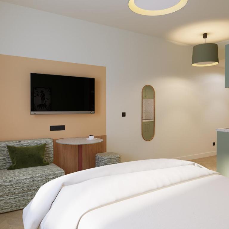 All Suites Appart Hôtel Val d Europe près de Disneyland Paris - Comfort Studio (Double bed and Sofa Bed) - 1