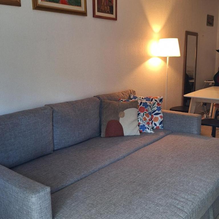 Bright & Calm 50qm - 10 min Antibes - 15 min Cannes - Pool & Tennis - Appartement 1 Chambre - 18