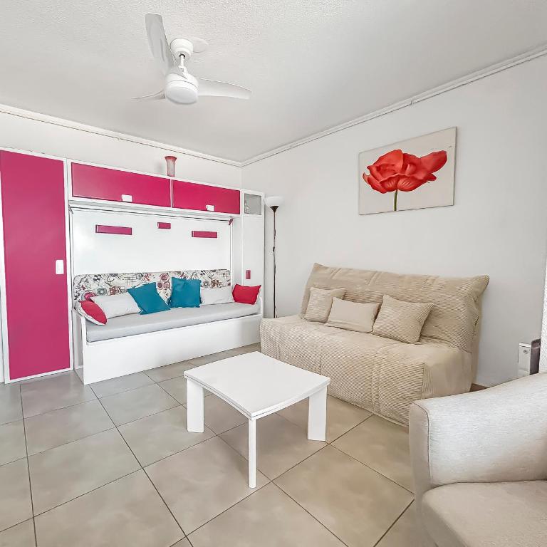 Balcon vue mer, lumineux et parking privé - Apartamento de 1 dormitorio - 12