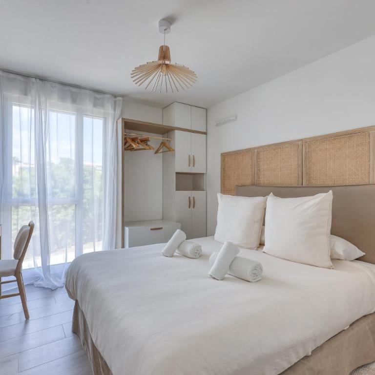 Les Lumières du Cinquième , 2 chambres , clim , wifi , Cap3000 à pied , parking - Appartement 2 Chambres - 12