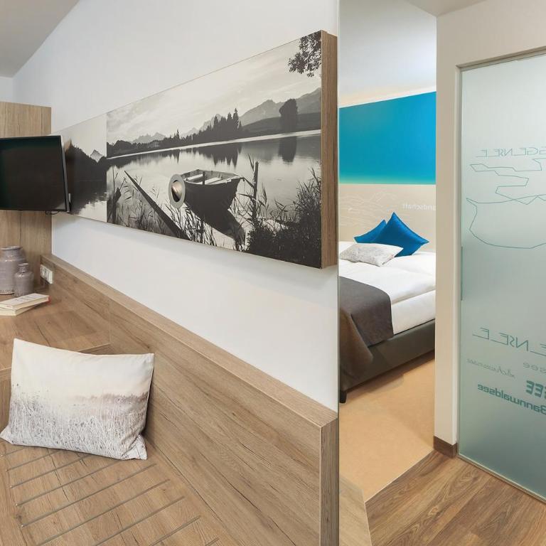 Allgäu Art Hotel - Camera Matrimoniale con Balcone e Accesso Disabili - 5