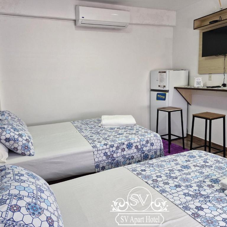 SV Apart Hotel - Habitación Deluxe con 2 camas grandes - 4