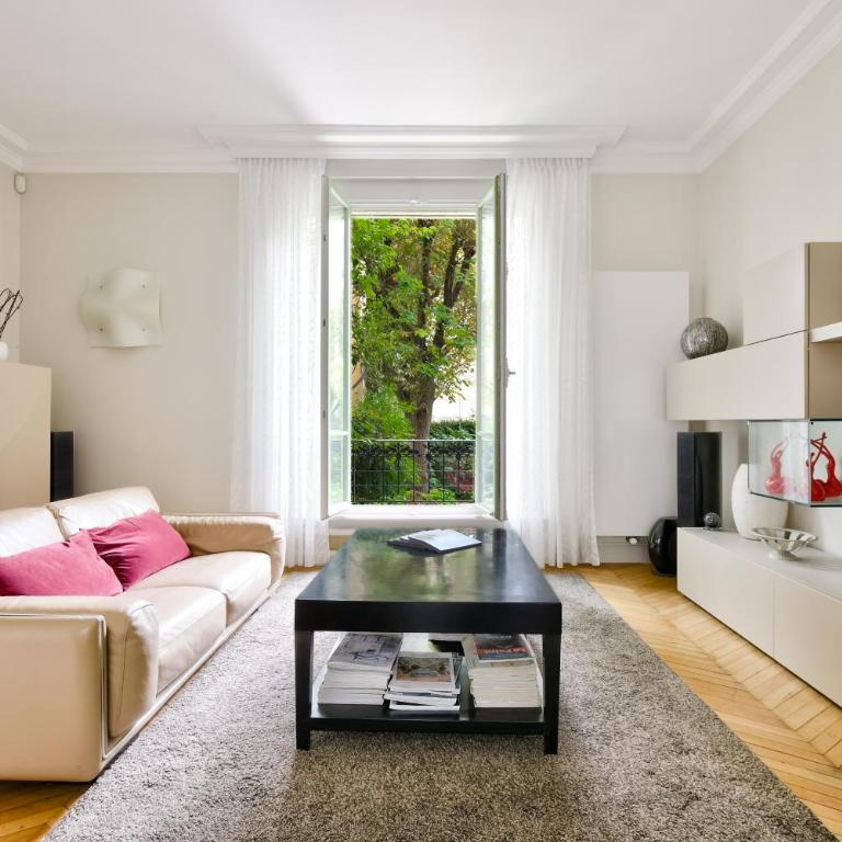 La Villa d'Auteuil, Paris 16 - Chambre Lit Queen-Size - Vue sur Jardin - 24