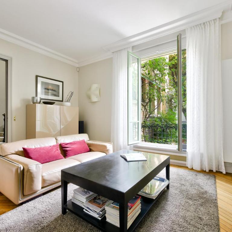La Villa d'Auteuil, Paris 16 - Chambre Lit Queen-Size - Vue sur Jardin - 20