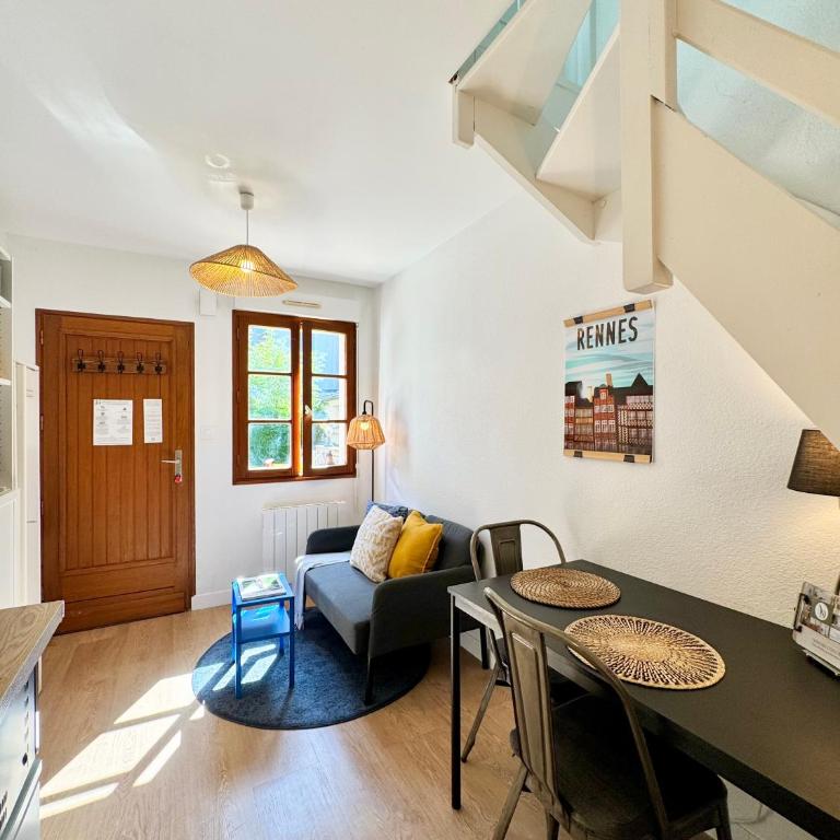 Le Duplex de Jean, Centre de Rennes - Appartement 1 Chambre - 13