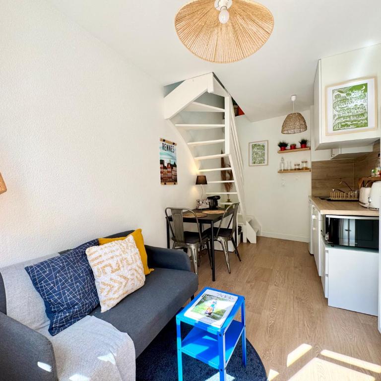 Le Duplex de Jean, Centre de Rennes - Appartement 1 Chambre - 6