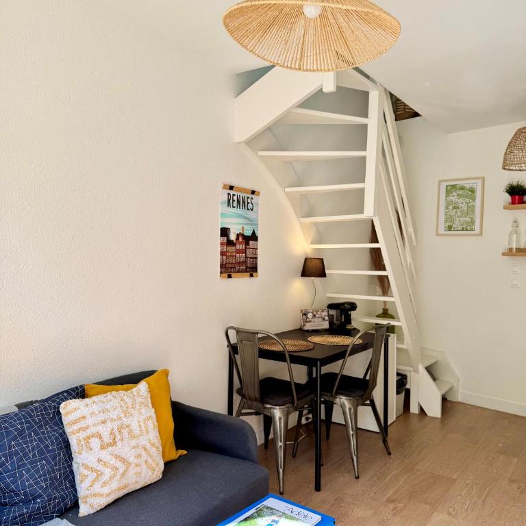 Le Duplex de Jean, Centre de Rennes - Appartement 1 Chambre - 23