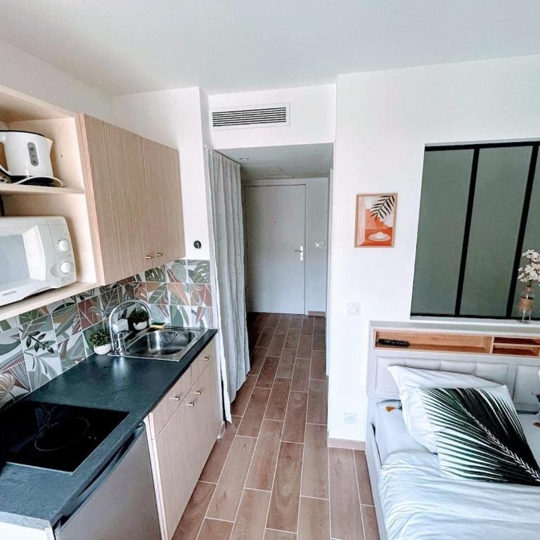 Studio avec balnéo proche plage - Appartement 1 Chambre - 9
