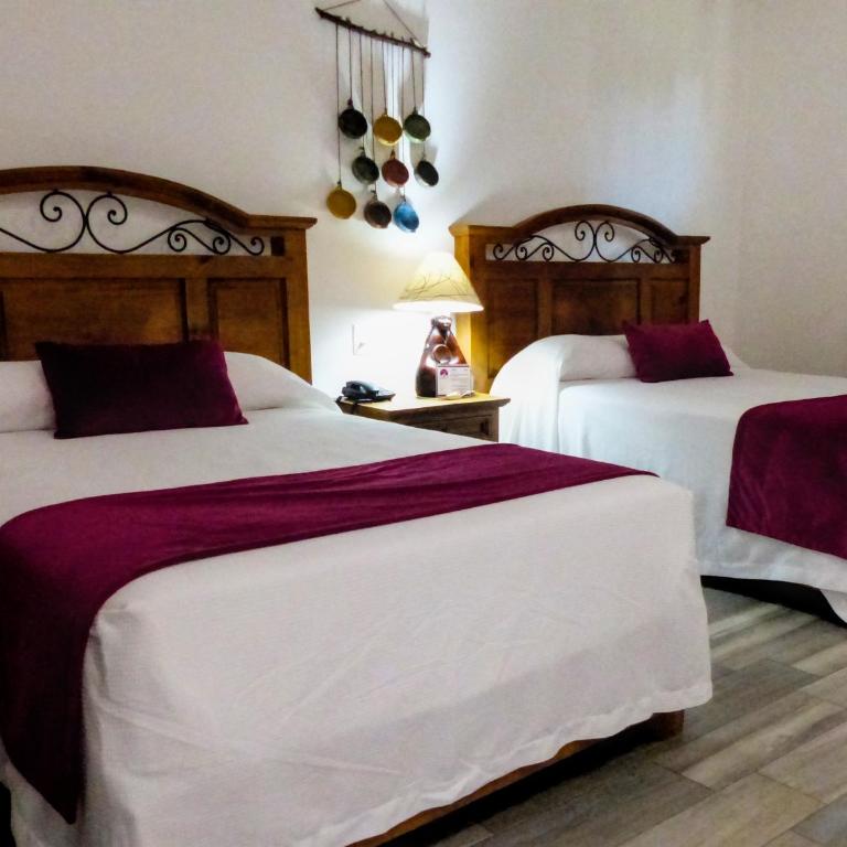 Hotel Hacienda Bugambilias La Paz - Habitación Doble Deluxe - 2 camas dobles - 2
