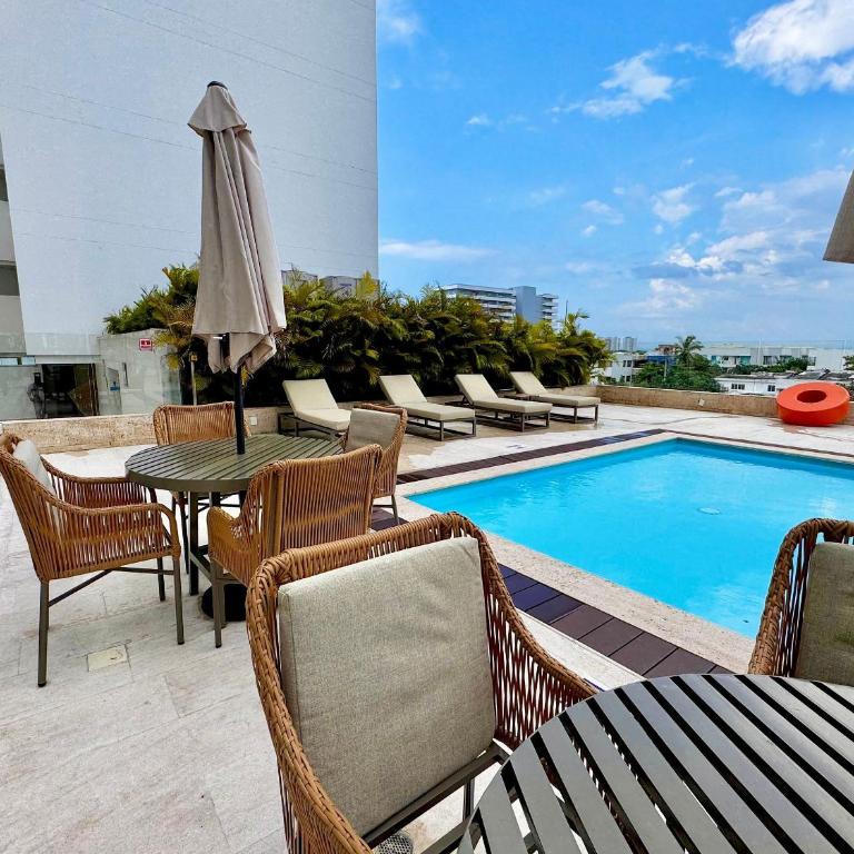 Loft Vistas Mar. Crespo Piscina y Jacuzzi - Apartment - 7
