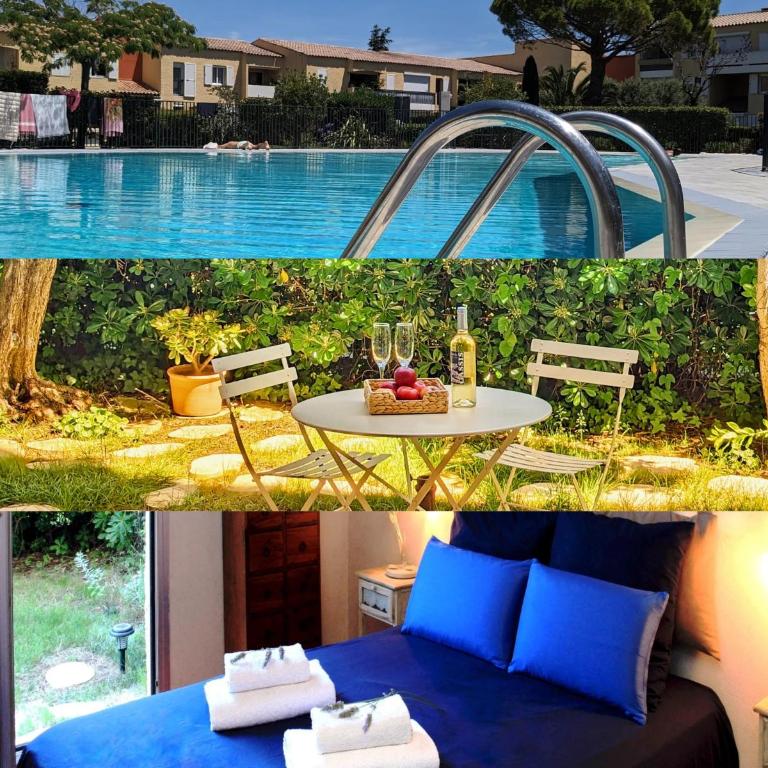 Oasis Climatisé, Piscine, Confortable, Paisible, Garage privé, Jardin, Cuisine Équipé - Apartment mit Gartenblick - 8