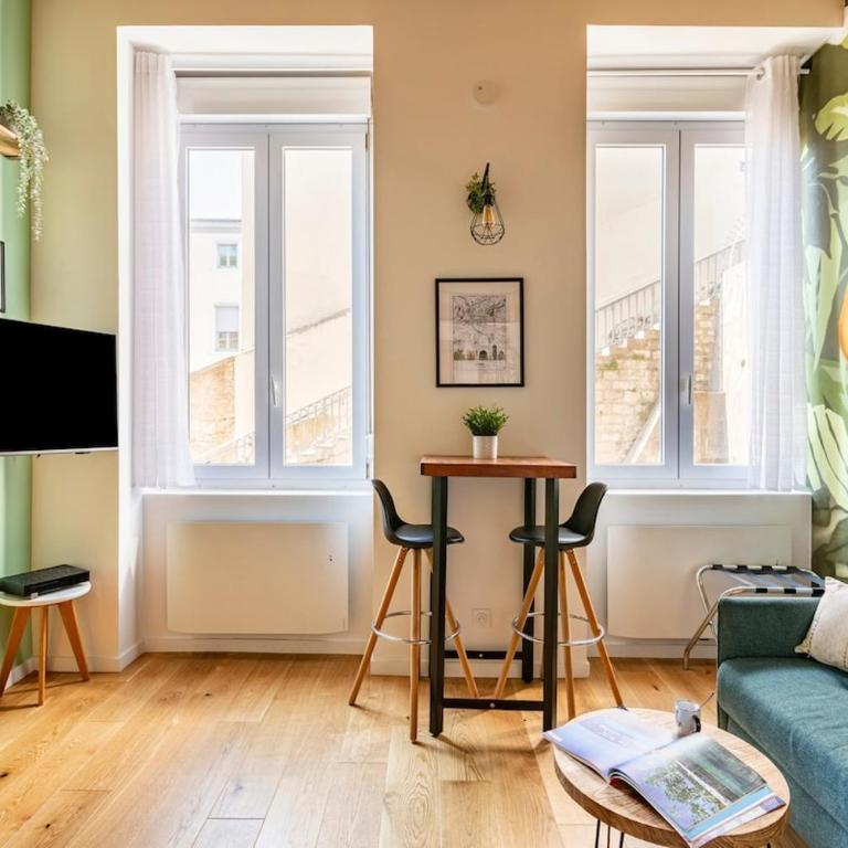 Pentes de la Croix-Rousse Le Lyon d'or - Appartement 1 Chambre - 2