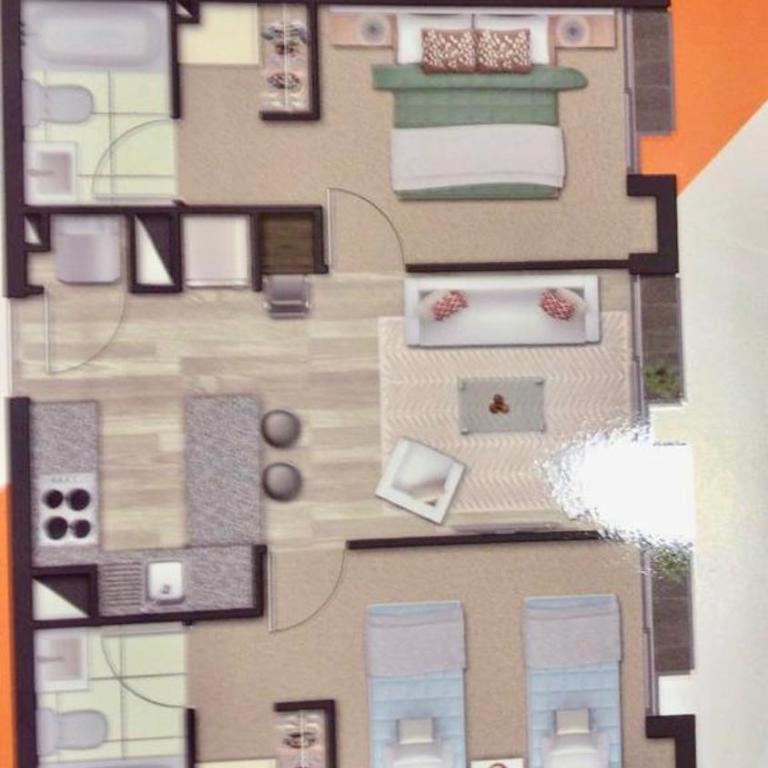 Acogedor Departamento en Santiago Centro - Two-Bedroom Apartment - 26