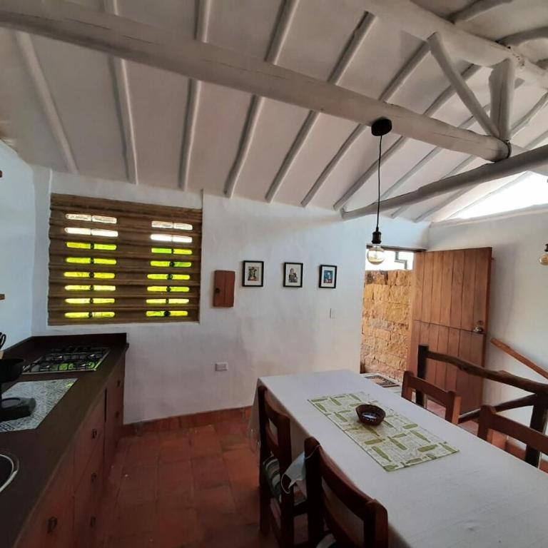 Finca LA TATA Cabaña # 2 Finca La Tata, vereda el Caucho Barichara - Casa con 1 dormitorio - 3