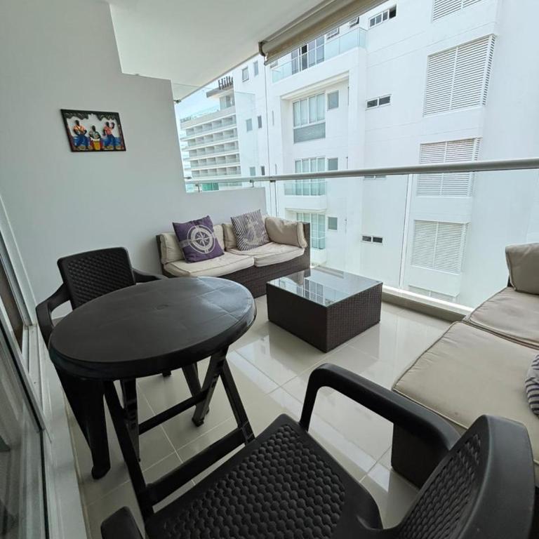 Apto con playa, hotel y piscina - Apartamento de 1 dormitorio - 6