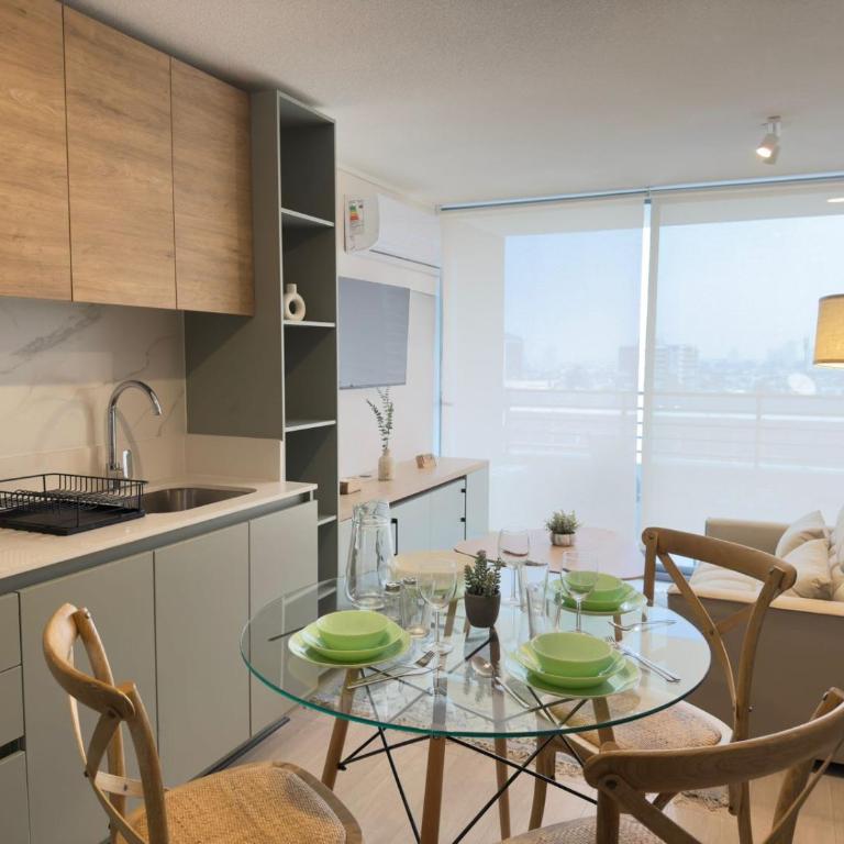 HOM I Metro Irarrázaval I Cercano Barrio Italia - Apartment - 4