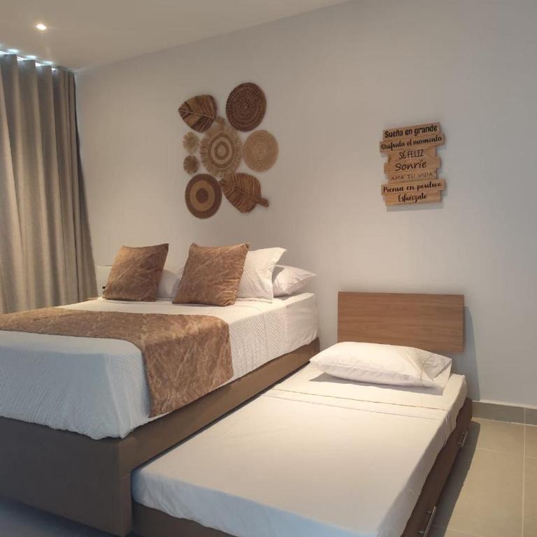 Cartagena Baia kristal Getaway - Two-Bedroom Apartment with View - 21