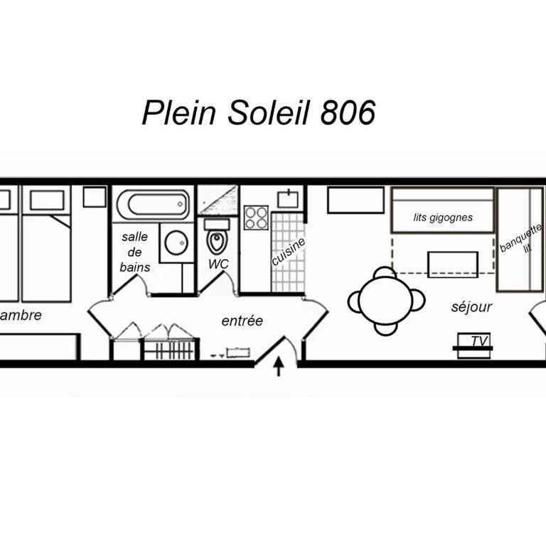 Appt 5 pers, grand balcon exposé sud, Méribel - FR-1-182-19 - Appartement (5 Adultes) - 21