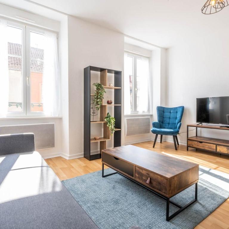 Le Bantz 3 Appartement Mulhouse Wi-Fi - Appartamento con 2 Camere da Letto - 3