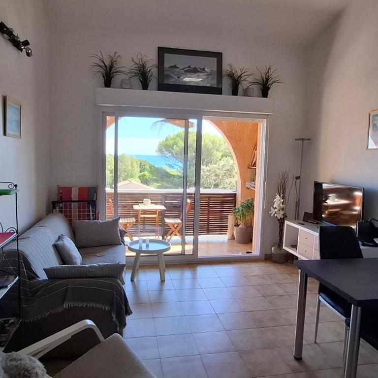 Charmant appartement vue mer à 100m de la plage. - Apartment mit 1 Schlafzimmer - 2