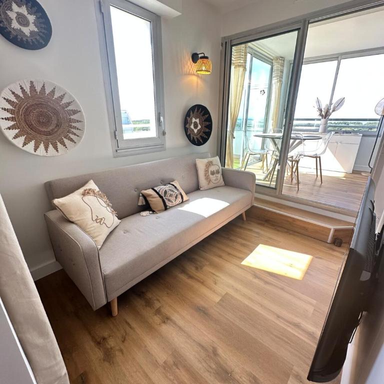 Studio cabines, Vue mer & étang, plage a pied - Studio Apartment with Sea View - 2