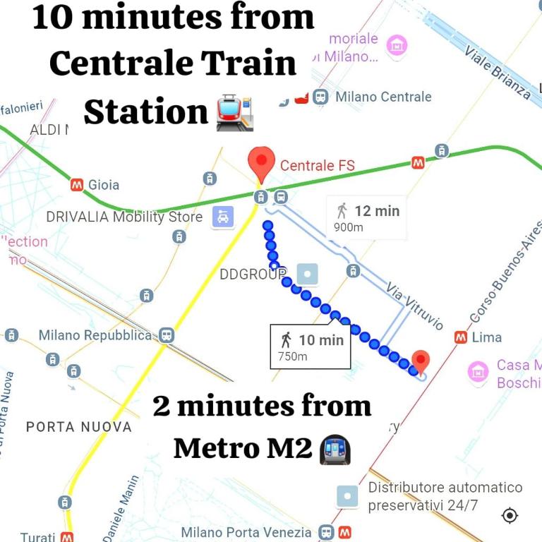 Stazione Centrale a 10min a piedi, Porta Venezia - Corso Buenos Aires, Metro a 200m - Appartamento - 41