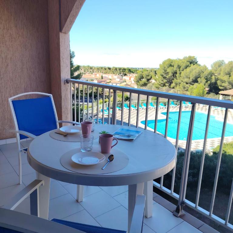 Les Hauts de Balaruc THERMES - Appartement 1 Chambre - Vue sur Piscine - 1
