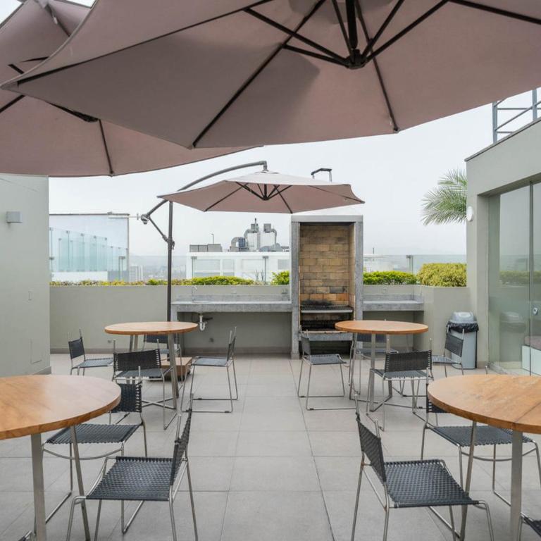 Luxury Flat Miraflores Pool Gym Fast WiFi Balcony - One-Bedroom Apartment - 23
