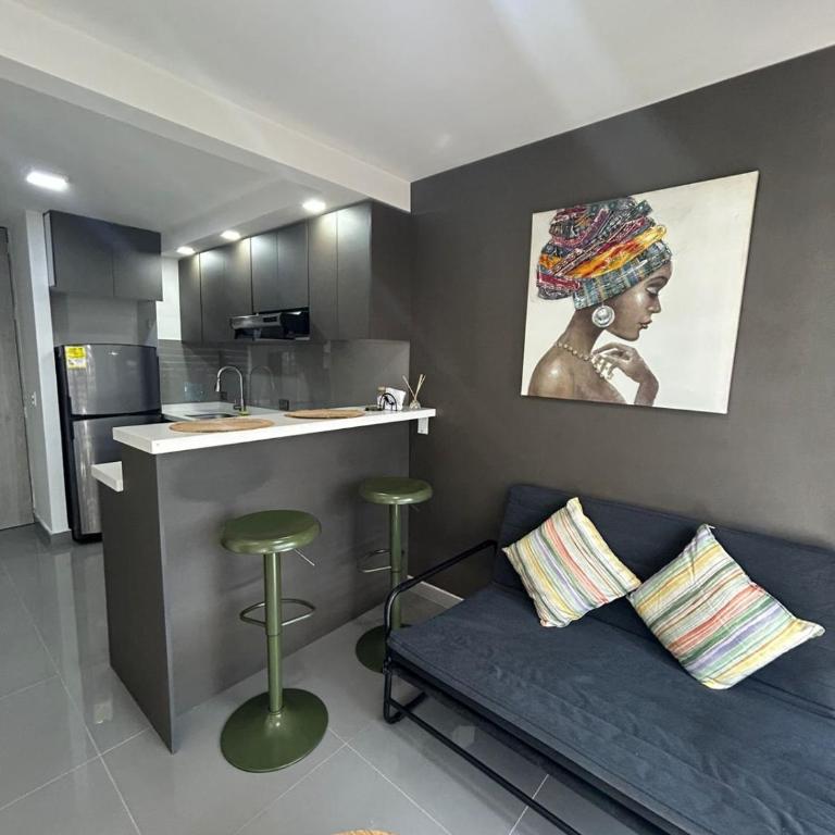 Apartamento tipo loft al norte de Cali, cerca al aeropuerto y terminal - One-Bedroom Apartment - 4