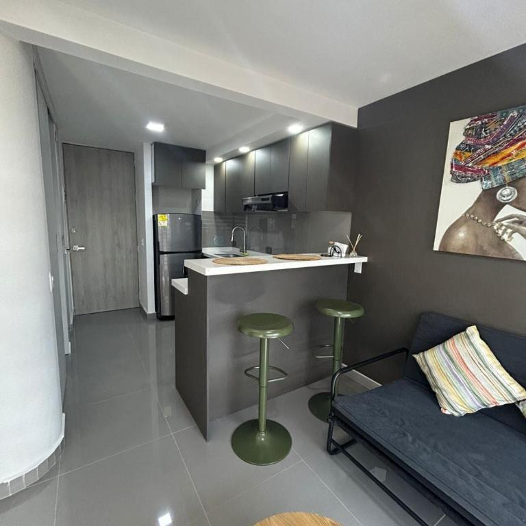 Apartamento tipo loft al norte de Cali, cerca al aeropuerto y terminal - One-Bedroom Apartment - 28
