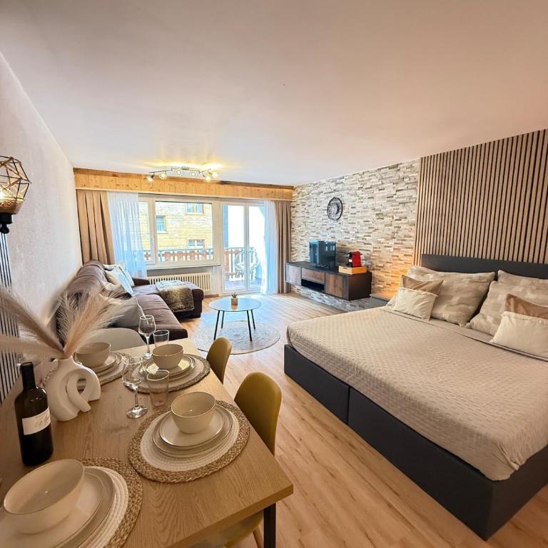 Holiday Leukerbad Mountain Nature Free Parking Free WiFi 97 - Apartamento de 1 dormitorio - 2