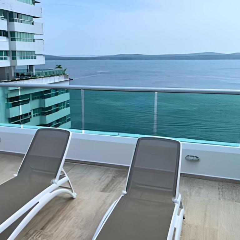 Vista al Mar en Castillogrande, Orange 2D-2B - Apartamento Deluxe de 1 dormitorio con vistas al océano - 19