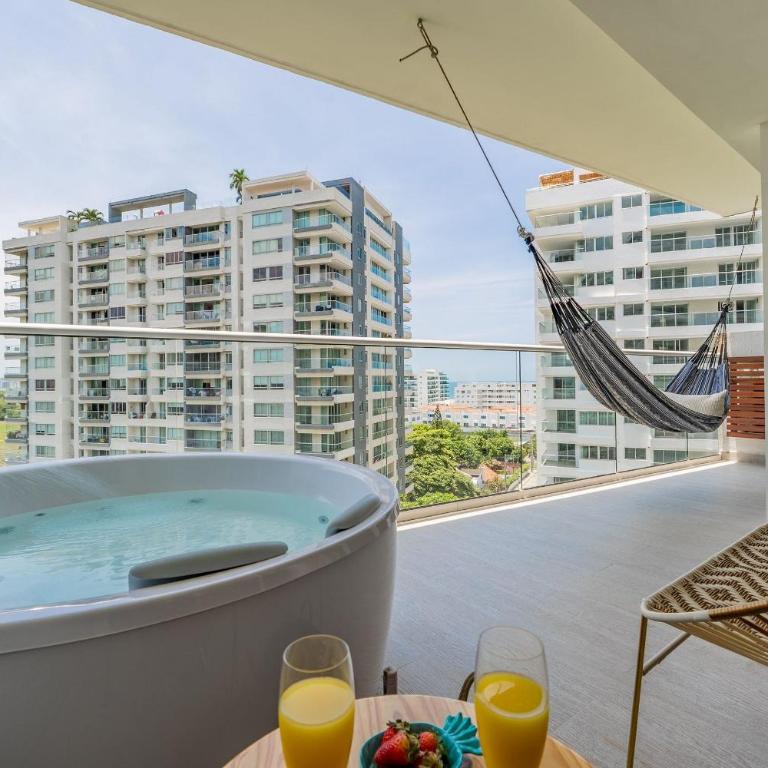 MQ903 | Jacuzzi & hamaca · Vista espectacular - One-Bedroom Apartment with Balcony - 1