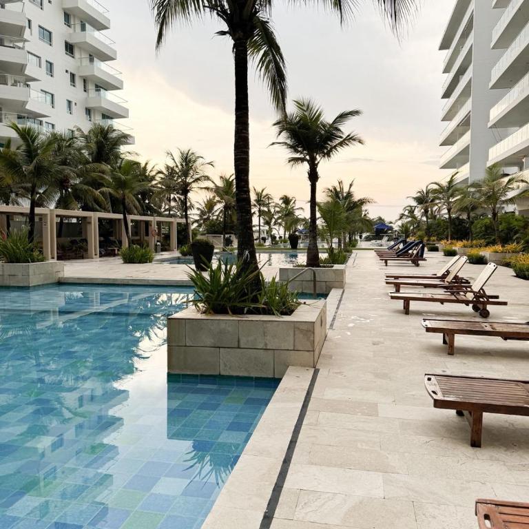 Apartamento en Cartagena con balcón en Morros - Family Two-Bedroom Apartment with View - 12