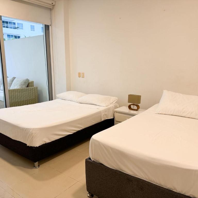 Apartamento en Cartagena con balcón en Morros - Family Two-Bedroom Apartment with View - 10