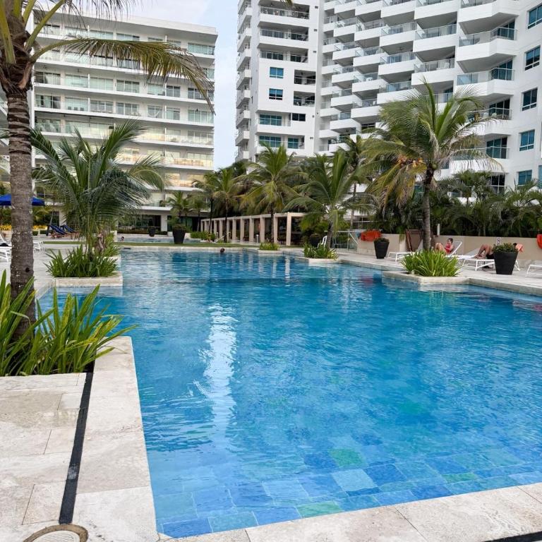 Apartamento en Cartagena con balcón en Morros - Family Two-Bedroom Apartment with View - 13