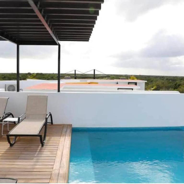 Penthouse with private terrace in Tulum, 1 Br - Apartamento de 1 dormitorio - 11
