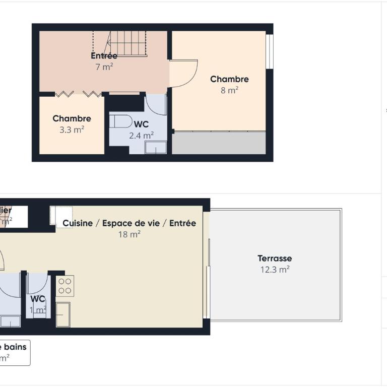 Appartement vue mer pour 2 adultes et 3 enfants - Apartamento - 15
