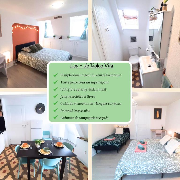 Dolce vita - Familial & lumineux, centre historique - Apartment mit 2 Schlafzimmern und Stadtblick - 2