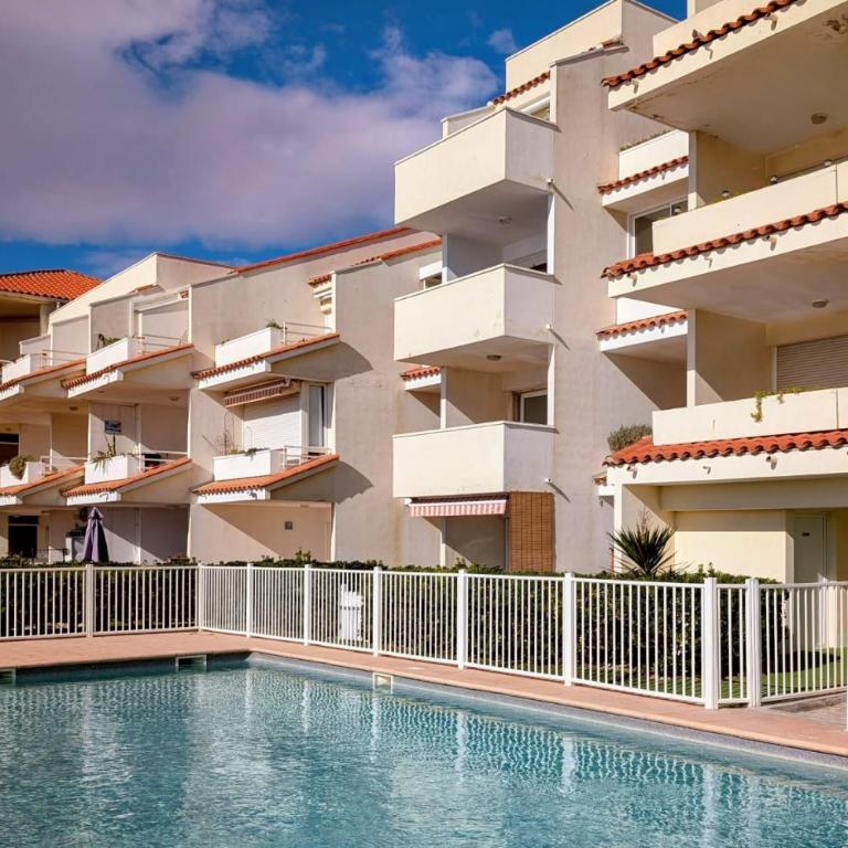 Studio Vue mer, Piscine, Wifi, Climatisation, Parking privé, Terrasse 1ère ligne - La Coulée Douce - Appartement - Vue sur Mer - 29